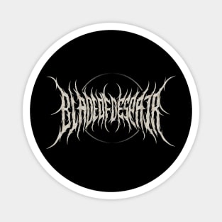 Blade Of Despair Metal Logo Magnet